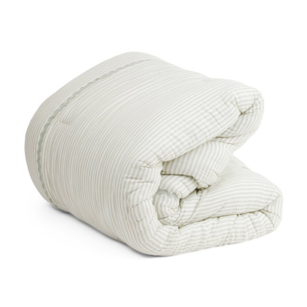 BOUNDARY Rickrack Border Striped Comforter Set - Picture 2 of 4